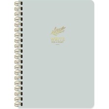 Str Store Write For A Start A5 Çizgili Spiralli Defter Mavi