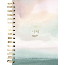 Str Store Tasarımcı Not Defterleri – Be Here Now – Spiralli Ciltleme Yazı Günlükleri, Ofisler, Okullar, Sınıflar ve Daha Fazlası Için – 160 Çizgili Sayfalı Sert Kapak (15,9 x 21 Cm)
