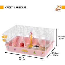 Str Store Criceti 9 Hamster Kafesi Prenses Temalı, Princess