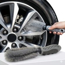 Str Store Profesyonel Jant ve Detay Temizleme Fırçası – Ergonomik Kaymaz Saplı, Balata Tozu ve Inatçı Kir Sökücü, Otomobil ve Motosiklet Detaylı Temizlik Ekipmanı