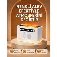Ersert Ers- Type-C Şarjlı Kablosuz Hoparlör Beyaz Gürültü ve Atmosfer Işığı