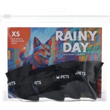 Str Store Rainy Day Köpekler Için Ayakkabı (Xs) Siyah