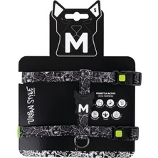 Str Store Urban Style Siyah/beyaz Active Köpek Göğüs Tasması (S)