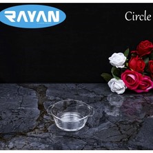 Ersert Ers- Circle Tekli Yuvarlak Cam Kahvaltılık ROYALEKS-81474