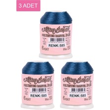 Ersert Ers- 3 Adet Altınbaşak Oya ve Dantel Ipi 20 gr - Royaleks - No: 585