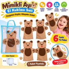 Ersert Ers- AND-5005 Yüz Ifadeleri Kukla Seti 6'lı (1 Paket Fiyatıdır)