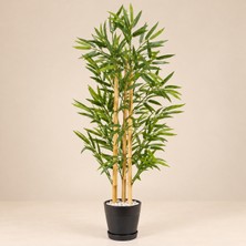 Erhan Flowers 130 cm Yapay Bambu Ağacı 4 Bambulu