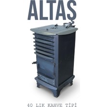 Efsoon Organics Altaş 3 - 40'lık Kahve Tipi Katı Yakıtlı Soba