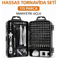 Ersert Ers- 115 Parça Manyetik Uçlu Hassas Tornavida Seti