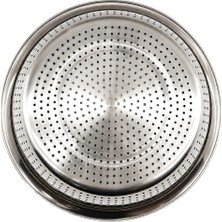 Ersert Ers- 28CM Kulpsuz Paslanmaz Metal Sepet Süzgeç