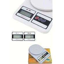 Ersert Ers- Dijital Hassas 10 kg Mutfak Terazisi Tartısı LCD Ekran Mutfak Tartısı