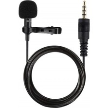 Ersert Ers- 3.5mm Jak 1.5 Metre Double Mikrofon - Siyah