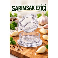 Cina Max Sarımsak Ezici Pratik Sarımsak Öğütücü Şeffaf Plastik El Tipi Sarımsak Doğrayıcı Mutfak Aleti