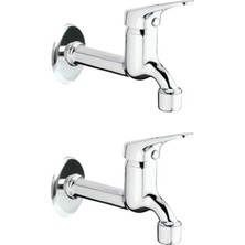 Ersert Ers- 2li Aç Kapa Mix Lavabo Musluk Wc Lavabo Uzun Musluk Perlatörlü