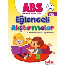 Ersert Ers- Abs 3-4 Yaş Eğlenceli Alıştırmalar