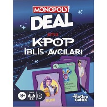 Mythriva Monopoly Deal: Kpop Demon Hunters Card Game | Family Games For Kids, Tweens, Teens, And Adults | 2-5 Players | 15 Mins. | Ages 8+ - Türkçe Versiyonu