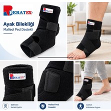 Beratex Ayak Bilekliği Malleol Ped Destekli Ortopedik , Ödem Önleyici, Bilek Desteği (Sağ/sol)
