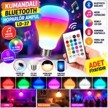 ENCO Kumandalı Bluetooth Hoparlör Ampul Ld-37 (Adet Fiyatıdır)