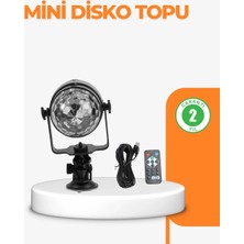 Ersert Ers- 3 Renk 7 Mod Döner Disko Topu Işık