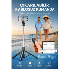 Ersert Ers- Bluetooth Kablosuz Selfie Çubuğu St5