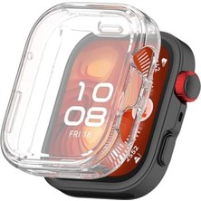 Huawei Watch Fit 4 Pro ile Uyumlu 360° Kasa Koruyucu Kılıf Yumuşak Tpu Ekran Koruyuculu Dokunmatiği