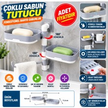 Ersert Ers- Çoklu Sabun Tutucu Fonksiyonel Banyo Sabunluk (Adet Fiyatıdır)