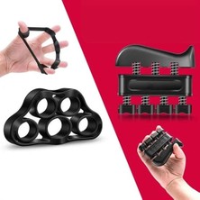 Ersert Ers- 5 Parça El, Kol ve Parmak Egzersiz Spor Aletleri Seti Fitness Takımı