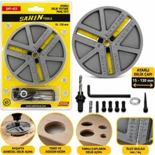 Ersert Ers- Hassas Dengeleme - Darbe Dayanlıklı Ayarlı Delik Testere Panç Set 45-130MM