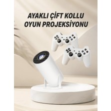 Ersert Ers- Taşınabilir Android Projeksiyon Ayaklı Çift Kollu 4K Çözünürlüklü Sinema Projeksiyonu