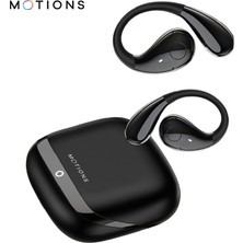 Relatos MS-E51 Ows Açık Kulak Tasarımlı Kablosuz Kulaklık, Çift Mikrofonlu Enc Gürültü Engelleme, Hi-Fi, Bluetooth 5.3, 600MAH Şarj Kutusu, Siyah