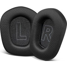 Relatos Logitech G733 / G535 / G335 ile Uyumlu File Kumaş Kulaklık Pedi - Nefes Alabilen, Ses Yalıtımlı Hafızalı Köpük (Memory Foam) Kulaklık Süngeri (File Kumaş - Siyah)