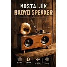 Ersert Ers- Nostaljik Görünümlü Bluetooth Bağlantılı Speaker