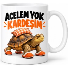 Bezos Yavaşlığın Zirvesi Tasarımlı Porselen Kupa - Model 716