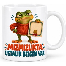 Bezos Mızmızlık Lisansı Tasarımlı Porselen Kupa - Model 728