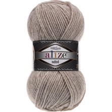 Alize Superlana Midi 152 Bej Melanj Örgü Ipi 5'li Paket 5 x 100 G