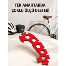 Ersert Ers- Çok Amaçlı Bisiklet Anahtarı 6-17 mm Çok Fonksiyonlu Bisiklet Tamir Anahtarı