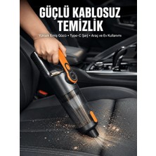 Ersert Ers- Kompakt Kablosuz Süpürge Güçlü Çekiş ve Düşük Ses Seviyesi