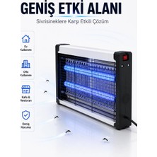 Ersert Ers- 10W Uv Haşere Kontrol Cihazı – Sessiz Çalışan Elektrikli Sinek Öldürücü Lamba