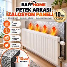 Baffhome 1 Adet Petek Arkası Isı Yalıtım Levhası Alüminyum Folyolu Radyatör Arkası Isı Yansıtıcı Kalorifer Yalıtım Paneli
