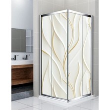 Renkli Hobby Duşakabin Kaplama Folyo Sticker - Banyo Duşakabin Kapağı Kaplama - Kendinden Yapışkanlı