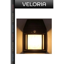 Veloria Premium Solar Güneş Enerjili Su Geçirmez Sensörlü Bahçe Aydınlatma Sistemi Dış Mekan Güvenlik Işığı