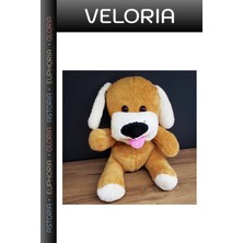Veloria Delux Serisi Hatıra Çocuk Hediyesi Sevimli Peluş Oyuncak Köpek