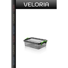 Veloria Özel Seri Kompakt Hazne Kiler Düzeni Pratik Düzen Sığ Saklama 2 Litre
