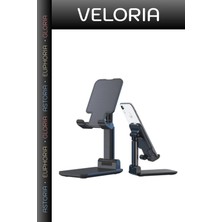 Veloria Özel Seri Pratik Aparat Seyahat Aksesuarı Ayarlanabilir Katlanabilir Portatif Telefon Tablet Tutucu