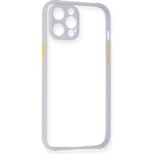 Relatos Apple iPhone 12 Kılıf Miami Şeffaf Silikon - Lila