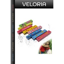 Veloria Özel Seri Nefes Çalgısı Akustik Çalgı Gelişim Seti Müzikaleti Çocuk Ahşap Müzik Aleti