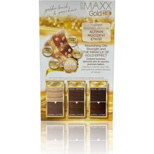 Relatos Gold Serisi 24K Altın Parçacıklı Serum ile 1 Kutu 2 x 50 ml ve Geliştiriciler Saç Boyası (Açık Kumral 8.0)