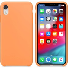 Relatos Apple iPhone Xr Için Kılıf Liquid Lansman Silikon Papaya [iphone Xr ile Uyumlu Kılıf - ]