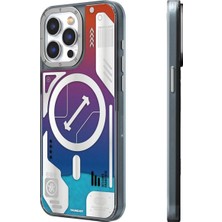 Relatos iPhone 15 Pro Uyumlu Kılıf Sıvı Akışkanlı Magsafe ile Uyumlu Galaxy Serisi Kapak Mavi