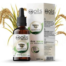 Relatos Kaoils Susam Yağı 30 ml | Soğuk Sıkım - 100% Pure & Natural Sesame Oil | Cilt ve Saç Bakımı Için Doğal Nemlendirici | Masaj, Aromaterapi ve Taşıyıcı Yağ